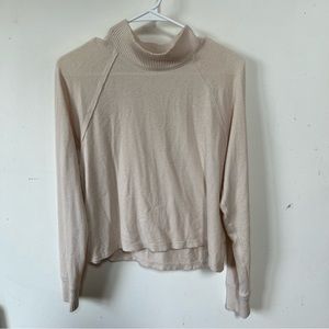 Abercrombie cream turtleneck